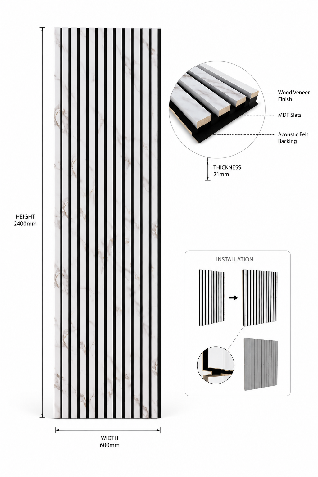 Acousticore Sound Absorbing Wall panels